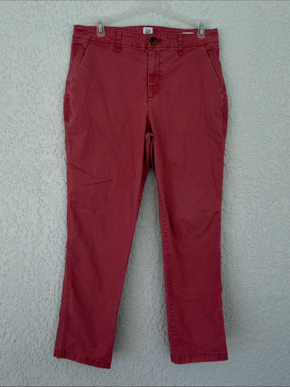 GAP dusty rose color girlfriend khaki pants size 6